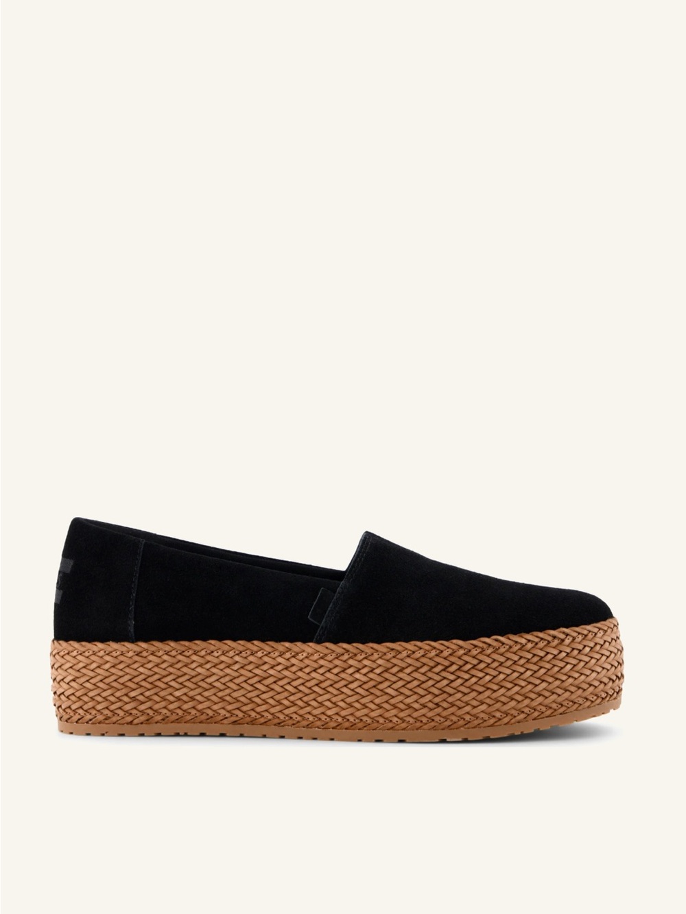 Tom’s Valencia Platform Espadrille Slip On Shoes Women’s Size 7